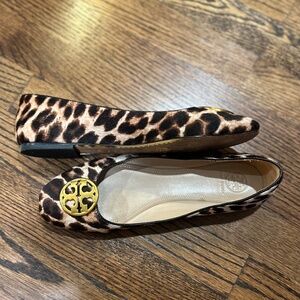 Cheetah Print Tory Burch Flats